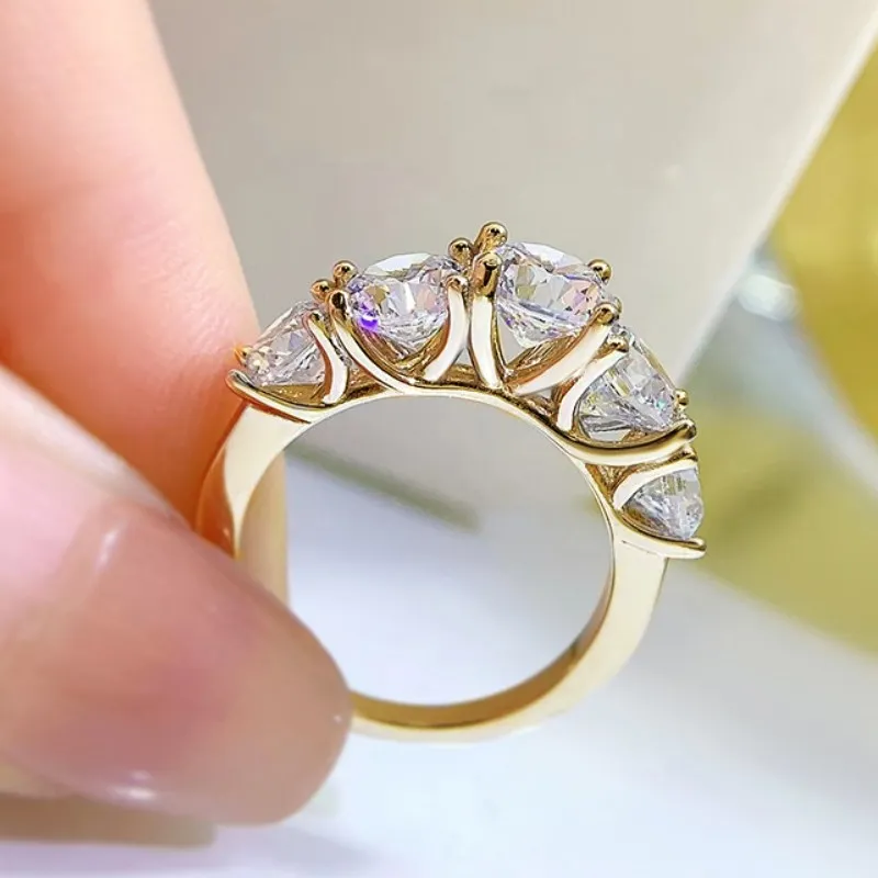 קצת חתונה3.6 תכשיט כסף טבעת חתונה חתונה יהלומים תכשיטים925 תכשיטים כסף לנשים