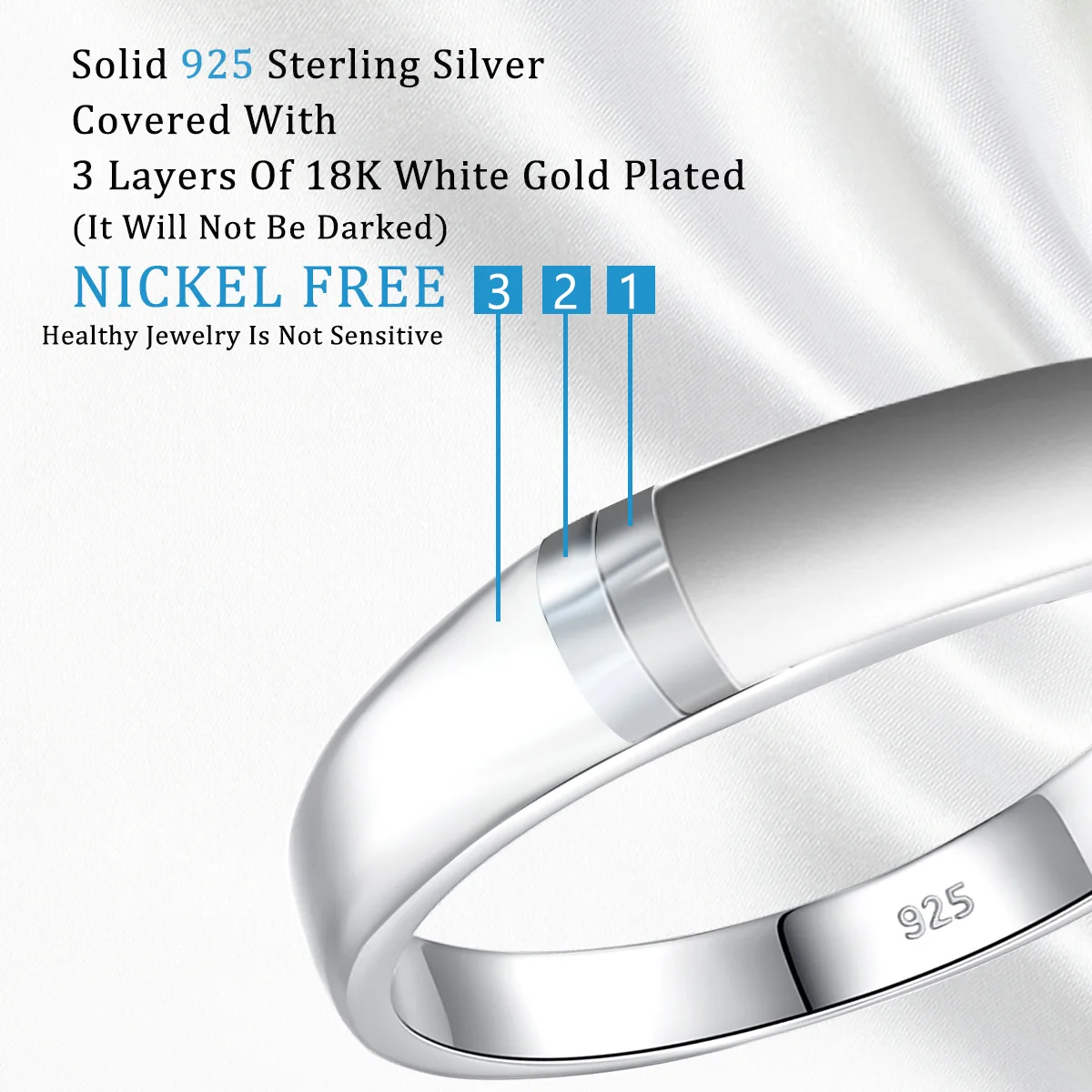 Szjinao מסיבי מוסמך 12mm 6ct עגול לחתוך Moissanite טבעת עבור נשים 925 כסף חתונה יהלומים מבחן לעבור נשים של תכשיטי מכירה