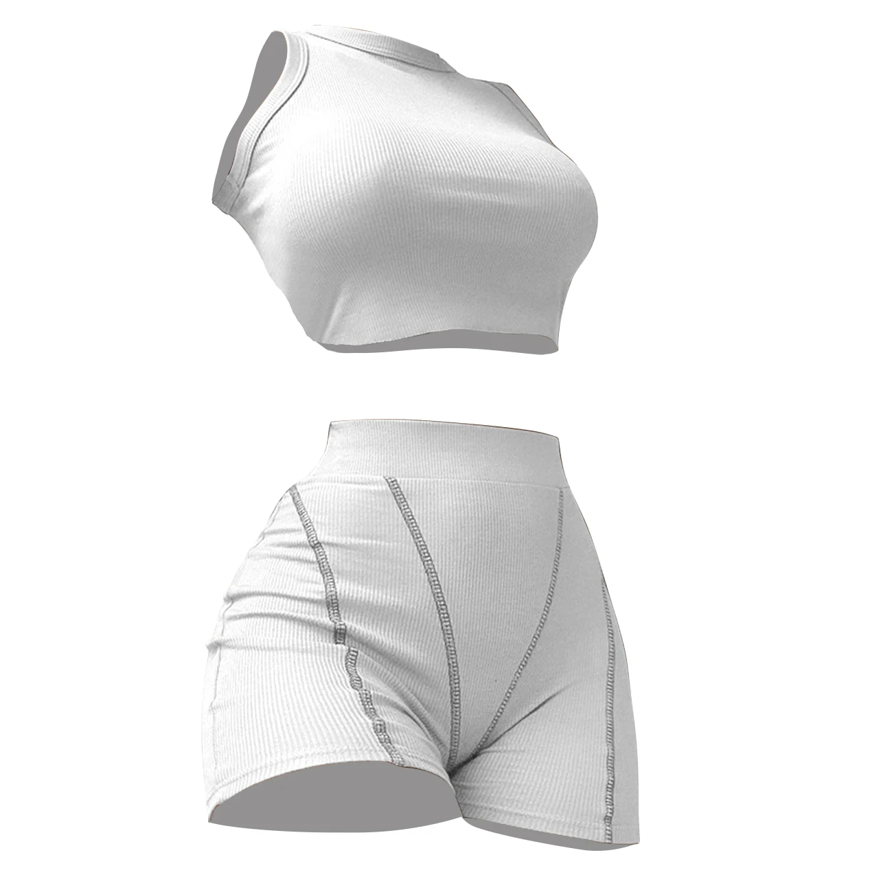 Bar Shorts White