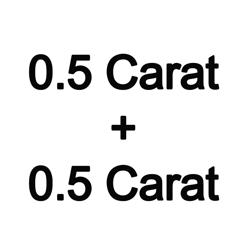 0.5 Carat Each
