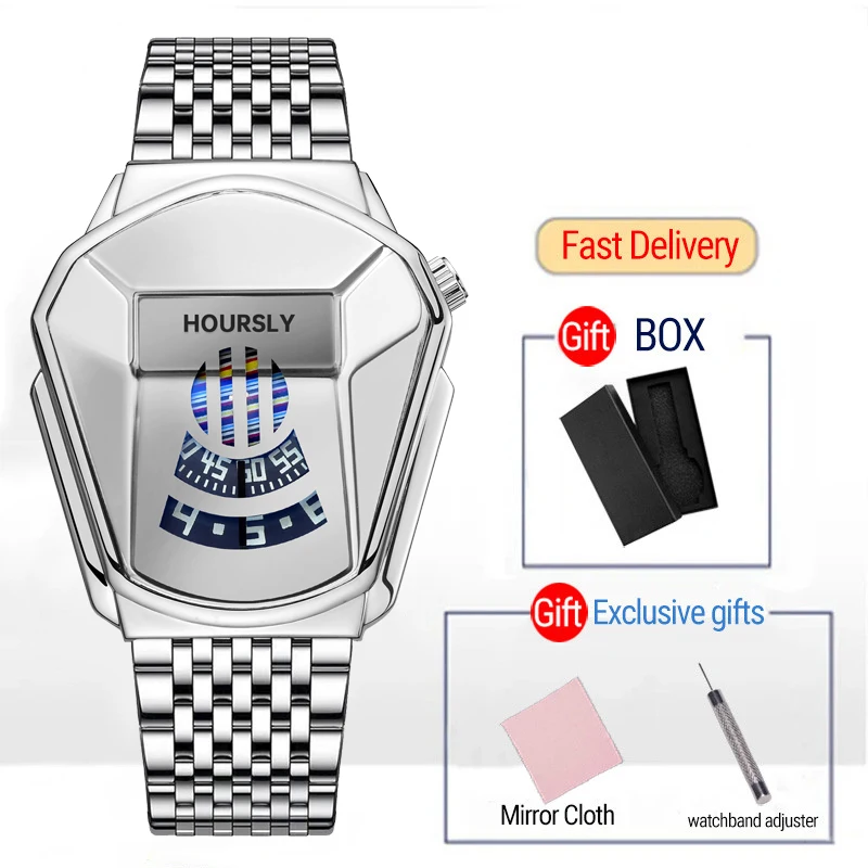 silver white box